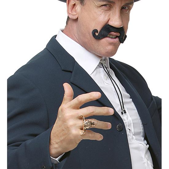 Anillo Dorado Calavera de Búfalo Anillo Dorado Calavera de Búfalo