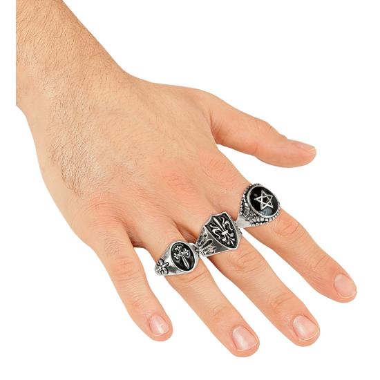 Anillos Góticos Surtidos – Pack 3 Modelos Anillos Góticos Surtidos – Pack 3 Modelos