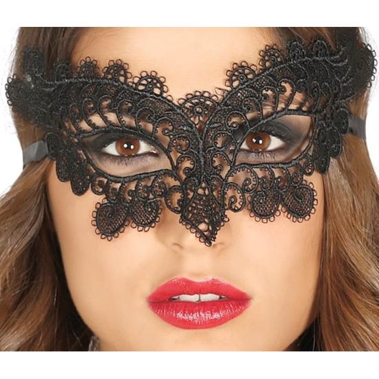 Antifaz Bordado color Negro * Antifaz Bordado color Negro *