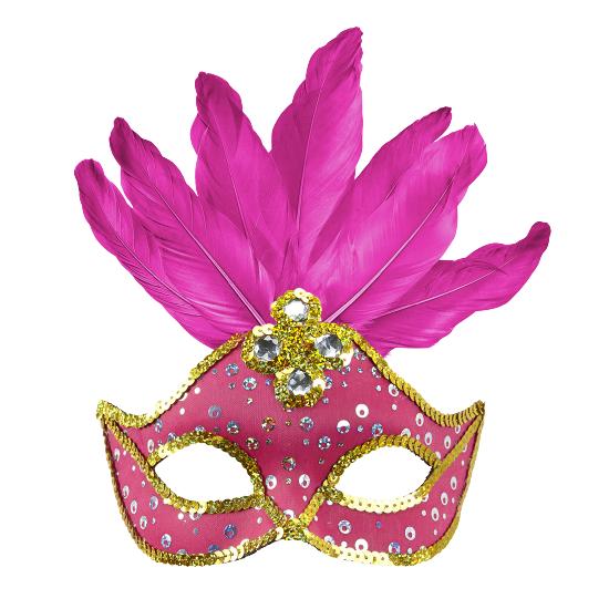 Antifaz Brasileño lentejuelas y plumas varios colores Antifaz Brasileño lentejuelas y plumas varios colores