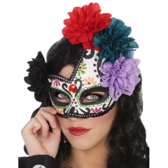 Antifaz Catrina Lujo día de los Muertos Antifaz Catrina Lujo día de los Muertos