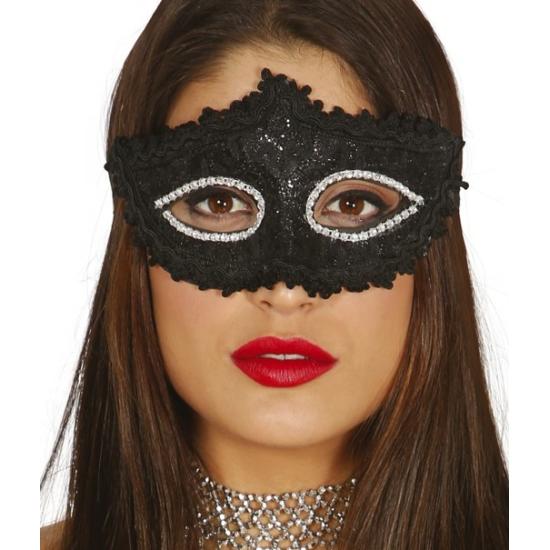Antifaz Decorado en Negro Antifaz Decorado en Negro