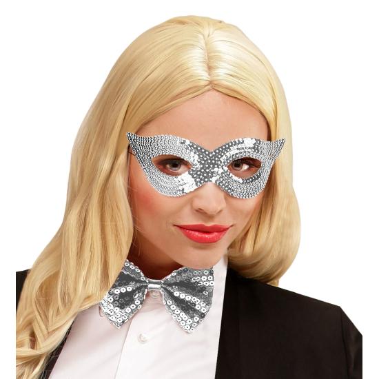 Antifaz lentejuelas colores en Plata Antifaz lentejuelas colores en Plata