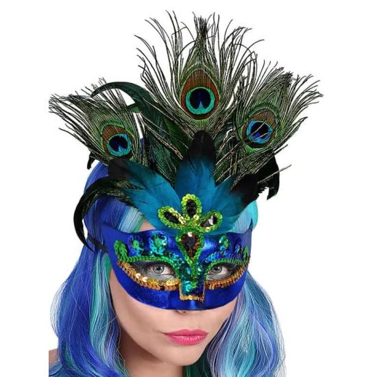 Antifaz Pavo Real para disfraces Antifaz Pavo Real para disfraces