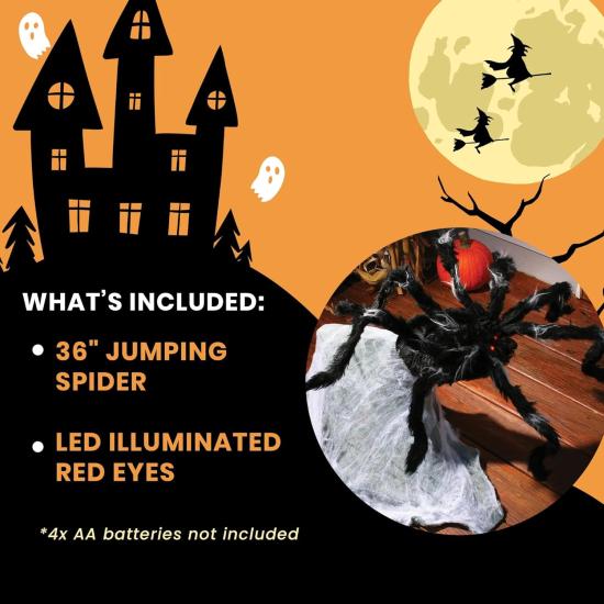 Araña saltadora gigante (91 cm) Araña saltadora gigante (91 cm)