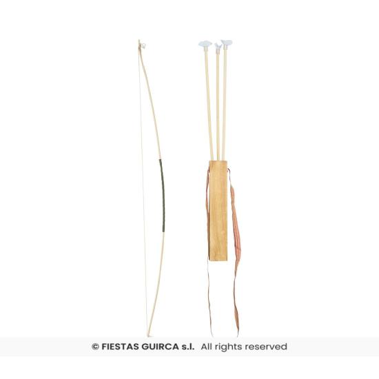 Arco 105 cms. con tres flechas Arco 105 cms. con tres flechas