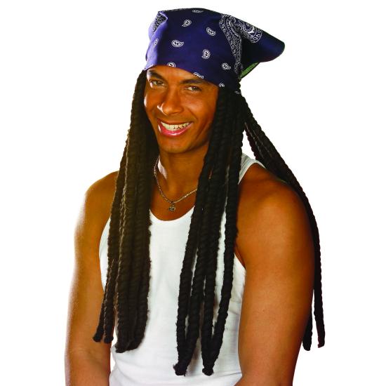 Bandana con Rastas surtidas en 4 colores . Bandana con Rastas surtidas en 4 colores .