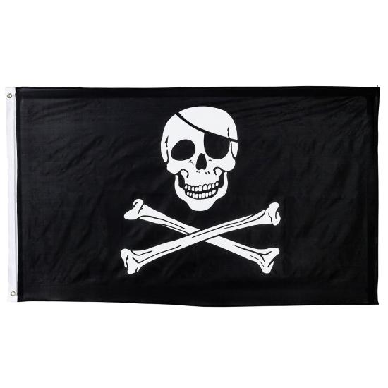Bandera Pirata 150 x 90 cms Bandera Pirata 150 x 90 cms