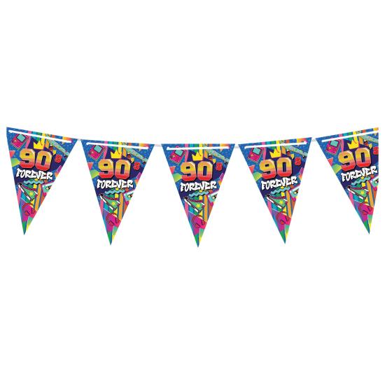 Banderines años 90 300 cms 20 x 30 cms Banderines años 90 300 cms 20 x 30 cms