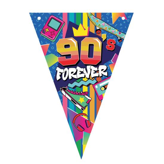 Banderines años 90 300 cms 20 x 30 cms Banderines años 90 300 cms 20 x 30 cms