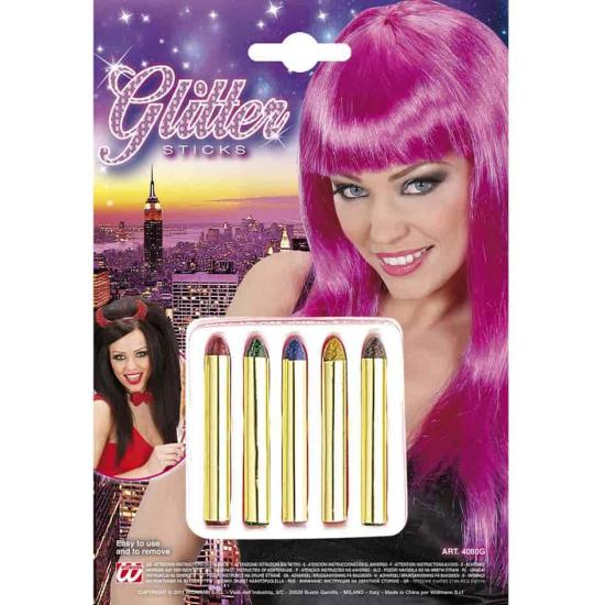 Barras Maquillaje Set de 5 pinturas Purpurina . Barras Maquillaje Set de 5 pinturas Purpurina .