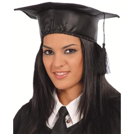 Birrete Graduado Tela Económico adultos Birrete Graduado Tela Económico adultos