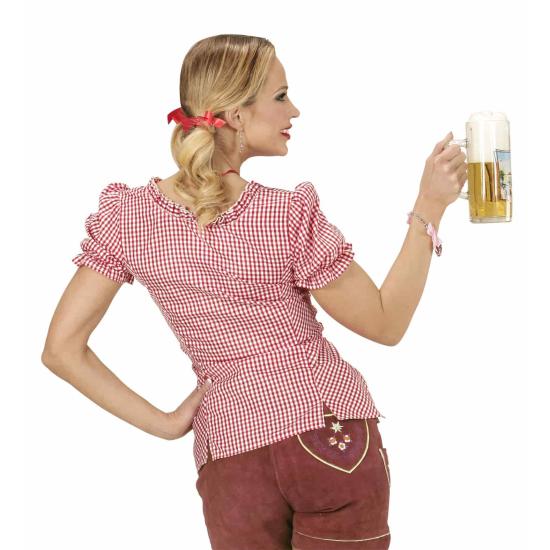 Blusa Cuadros Rojos Oktoberfest para mujer Blusa Cuadros Rojos Oktoberfest para mujer