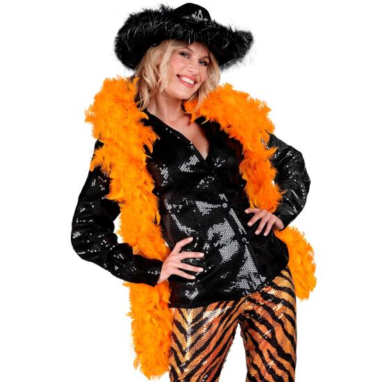 Boa de Plumas Naranja – 1,80 m – 80 g Boa de Plumas Naranja – 1,80 m – 80 g