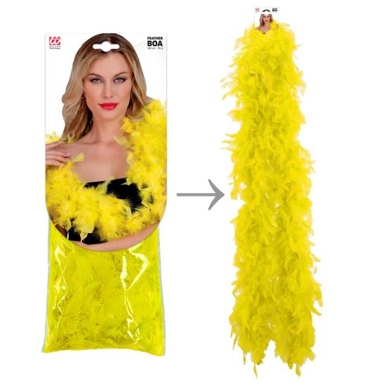 Boa pluma Amarilla/Verde lujo 1,80 mts 50 gramos Boa pluma Amarilla/Verde lujo 1,80 mts 50 gramos