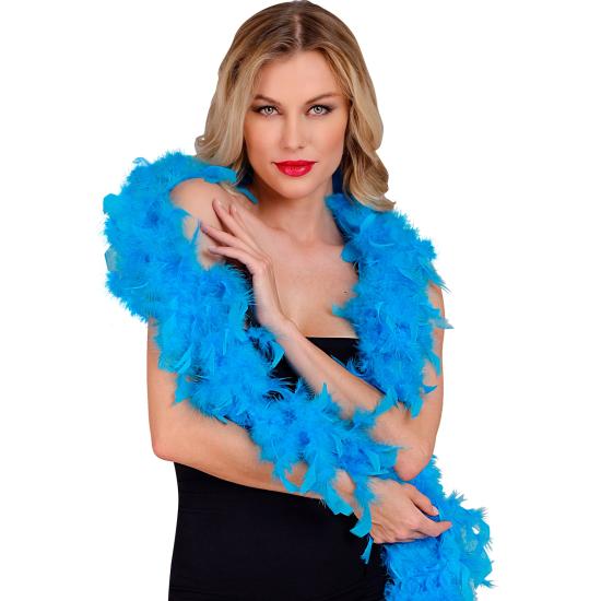 Boa pluma Azul lujo 1,80 mts 50gramos Boa pluma Azul lujo 1,80 mts 50gramos