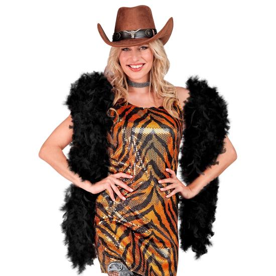 Boa Pluma Negra 1,80 mts de 50 gramos Lujo Boa Pluma Negra 1,80 mts de 50 gramos Lujo