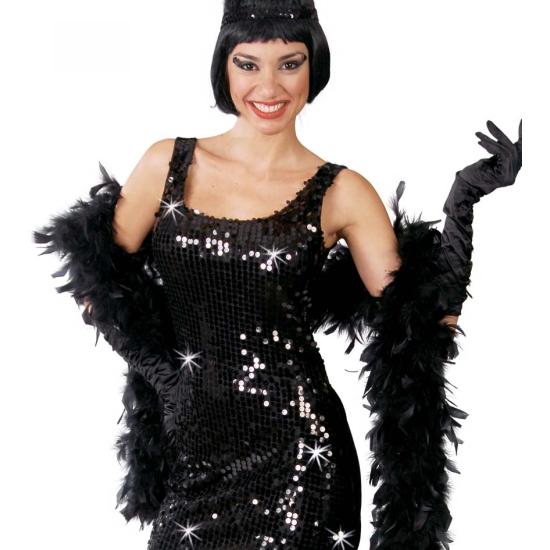 Boa Pluma Negro 1,80 cms 90 grs Boa Pluma Negro 1,80 cms 90 grs