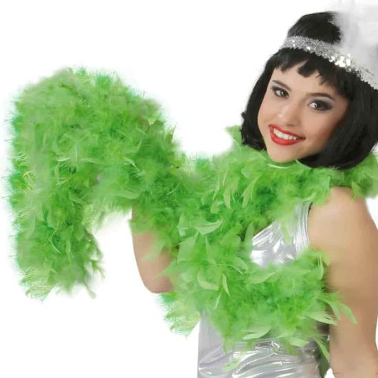 Boa Pluma Verde Pistacho 1,80 mts de 40 gramos . Boa Pluma Verde Pistacho 1,80 mts de 40 gramos .