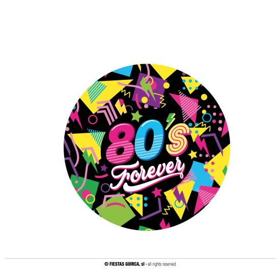 Bol de los Años 80 32 cms Plástico Bol de los Años 80 32 cms Plástico