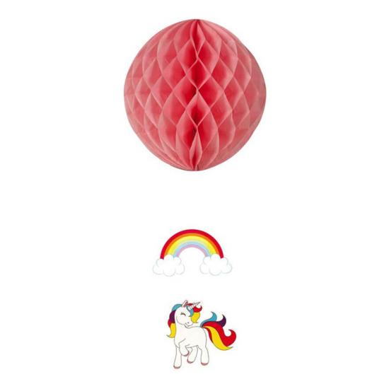 Bola colgante Unicornio 30x55 cms Bola colgante Unicornio 30x55 cms