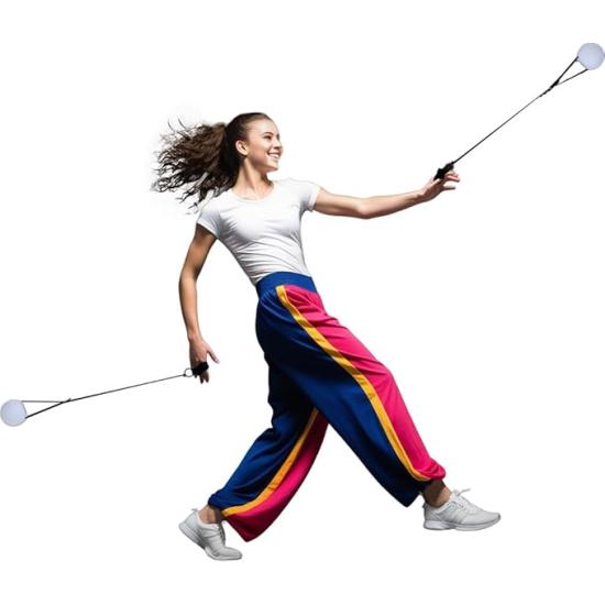 Bola de Danza con LEDs Multicolor (7 cm) - Accesorio Luminoso para Fiestas Bola de Danza con LEDs Multicolor (7 cm) - Accesorio Luminoso para Fiestas