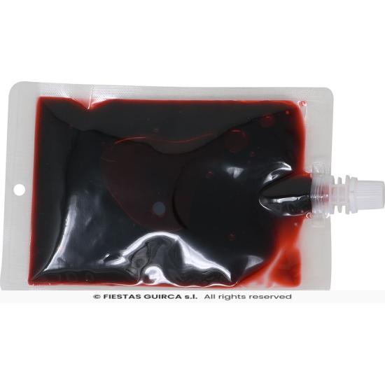 Bolsa ensangrentada con cuerda de 150 cms. Bolsa ensangrentada con cuerda de 150 cms.