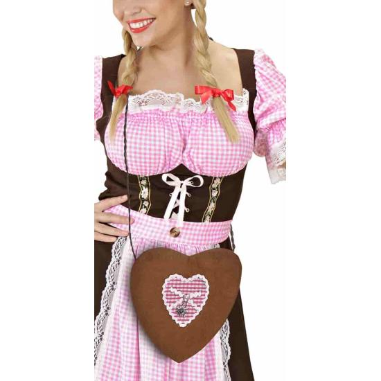 Bolso de Tirolesa Oktoberfest Corazón Bolso de Tirolesa Oktoberfest Corazón