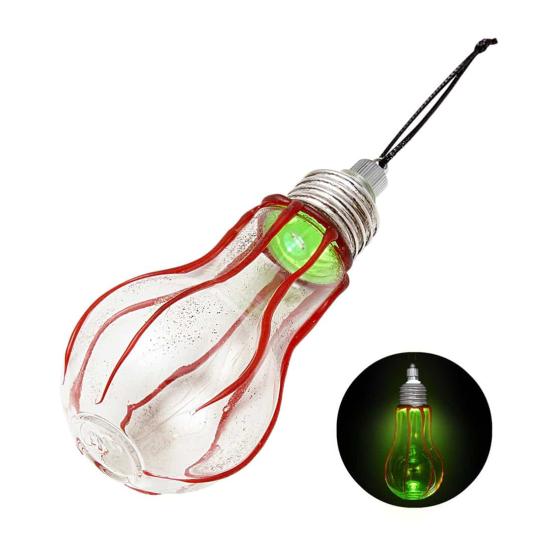 Bombilla Ensangrentada con Luz verde. ita Bombilla Ensangrentada con Luz verde. ita