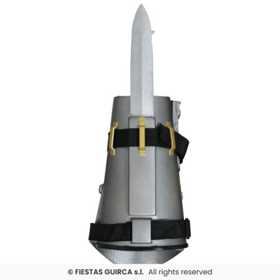 Brazalete con puñal ninja retractil, 30 cms Brazalete con puñal ninja retractil, 30 cms