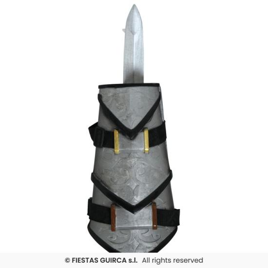 Brazalete con puñal ninja retractil, 30 cms Brazalete con puñal ninja retractil, 30 cms