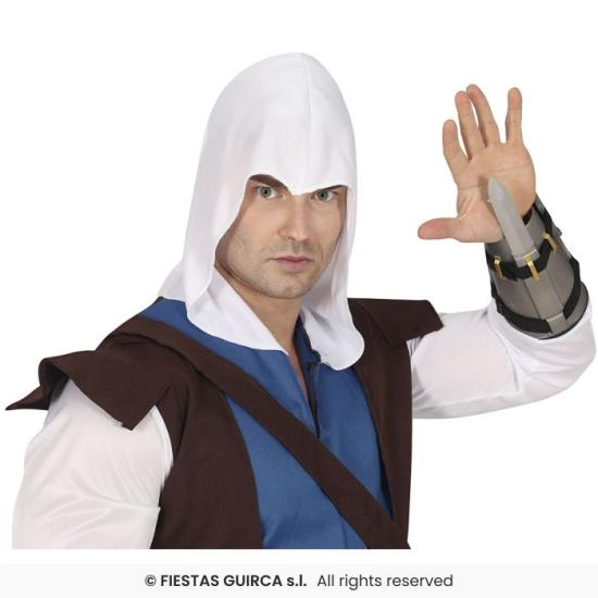 Brazalete con puñal ninja retractil, 30 cms Brazalete con puñal ninja retractil, 30 cms