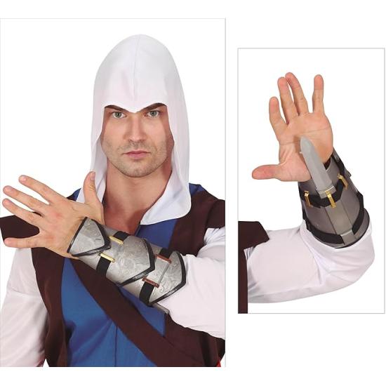 Brazalete con puñal ninja retractil, 30 cms Brazalete con puñal ninja retractil, 30 cms