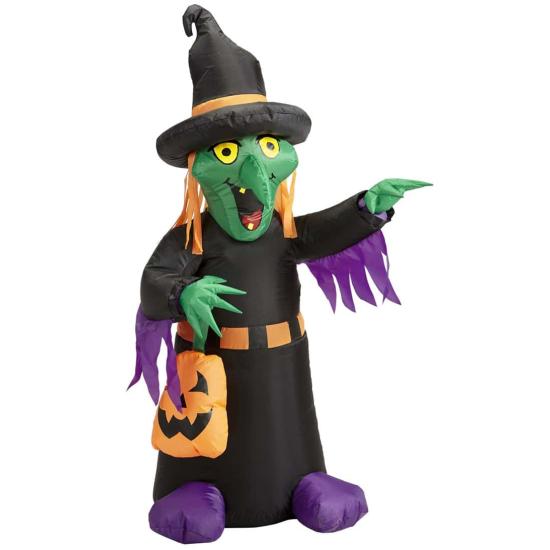 Bruja Hinchable Luminosa Halloween 122 cms Bruja Hinchable Luminosa Halloween 122 cms