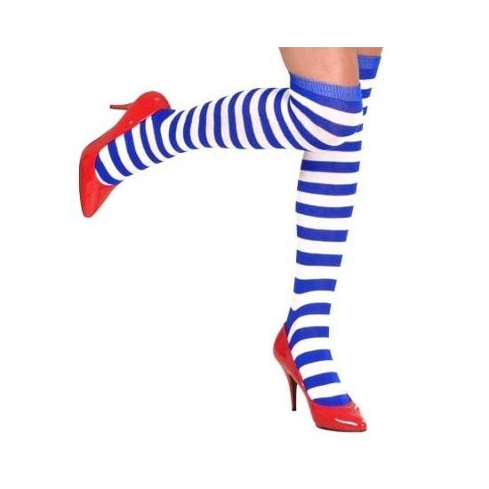 Calcetines Altos Rayas Azules Calcetines Altos Rayas Azules