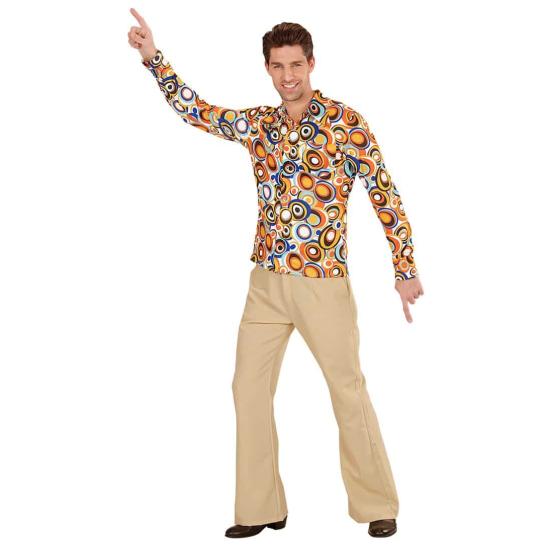 Camisa  Años 70 Bubbles Hombre Camisa  Años 70 Bubbles Hombre