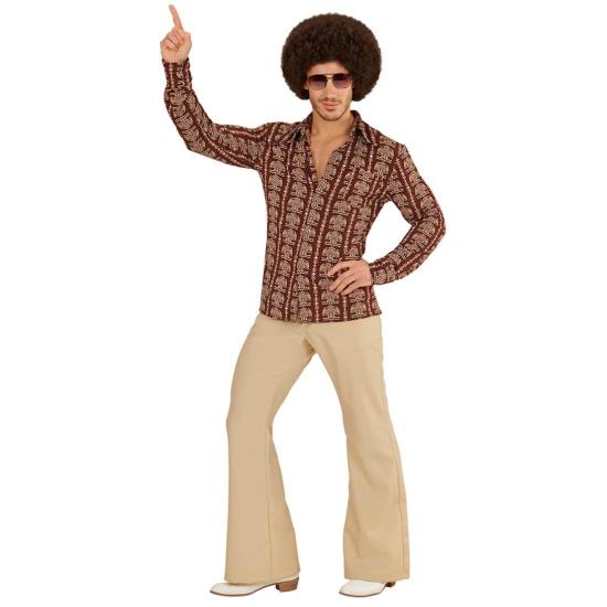 Camisa  años 70 adulto Old School Camisa  años 70 adulto Old School