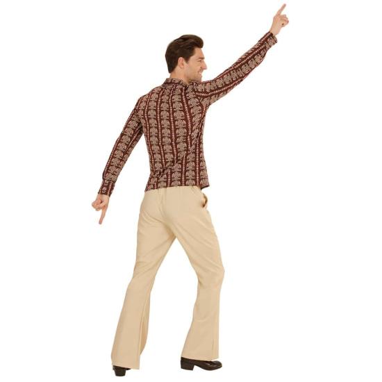 Camisa  años 70 adulto Old School Camisa  años 70 adulto Old School