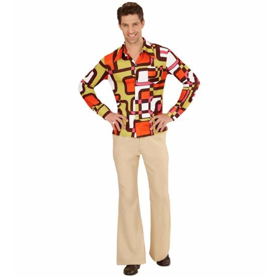 Camisa  años 70 adulto Tubes* Camisa  años 70 adulto Tubes*