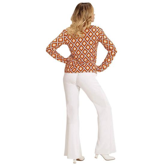 Camisa Mujer Años 70 Rombos ^ Camisa Mujer Años 70 Rombos ^