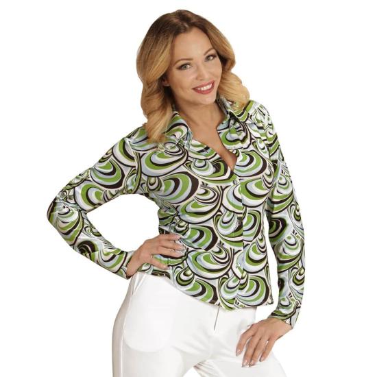 Camisa Mujer Años 70 Waves* Camisa Mujer Años 70 Waves*