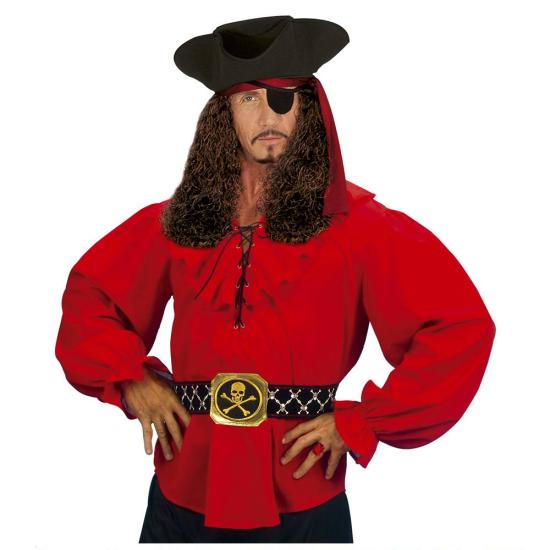 Camisa Pirata / Renacentista Roja hombre . Camisa Pirata / Renacentista Roja hombre .