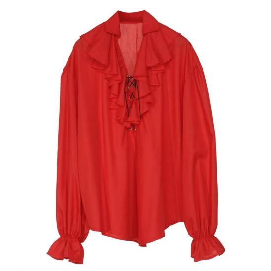 Camisa Pirata / Renacentista Roja hombre . Camisa Pirata / Renacentista Roja hombre .