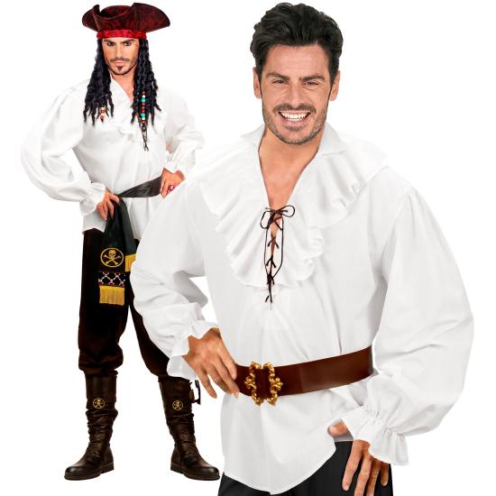Camisa Pirata/Renacentista blanca de hombre Camisa Pirata/Renacentista blanca de hombre