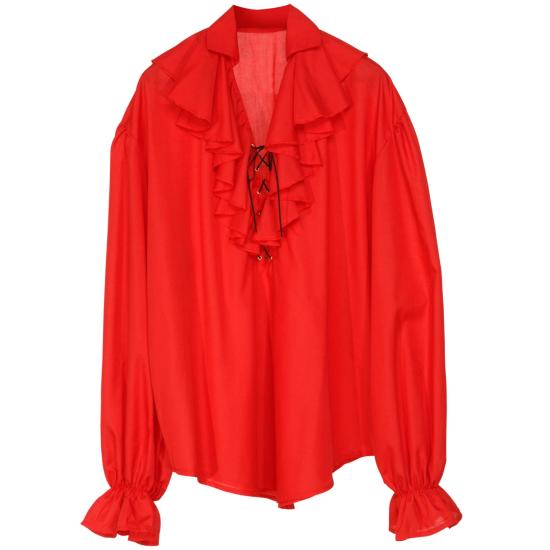 Camisa Pirata/Renacentista Roja Muje Camisa Pirata/Renacentista Roja Muje
