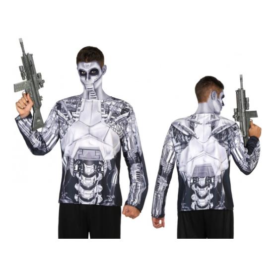 Camiseta disfraz Robot para hombre talla M Camiseta disfraz Robot para hombre talla M