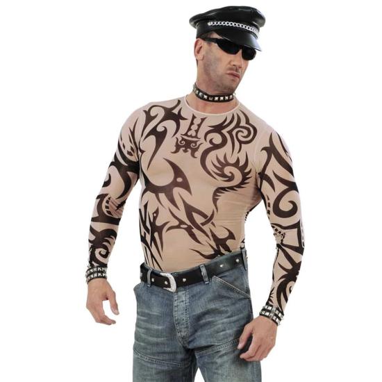 Camiseta Tatuajes Tribal para Hombre - Efecto Realista Camiseta Tatuajes Tribal para Hombre - Efecto Realista