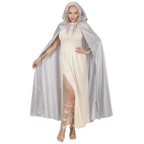 Capa Blanca Capucha Fantasía Capa Blanca Capucha Fantasía
