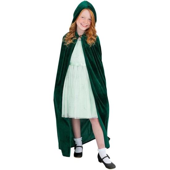 Capa de lujo para niños, verde esmeralda Capa de lujo para niños, verde esmeralda