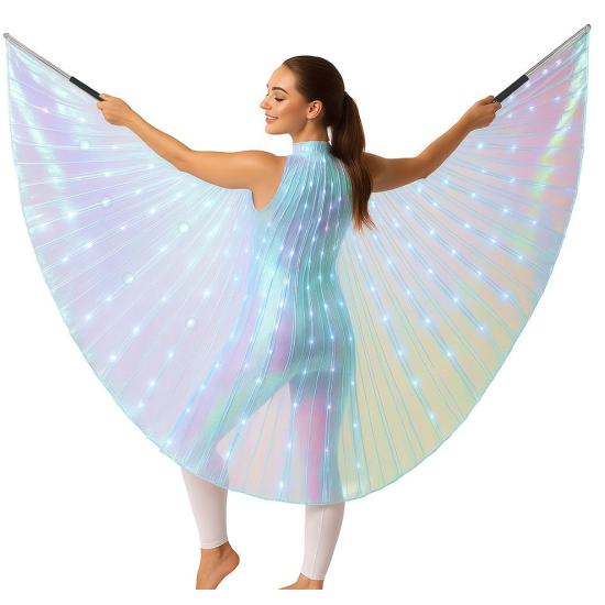 Capa iris con varillas y luz LED – 140 cm Capa iris con varillas y luz LED – 140 cm